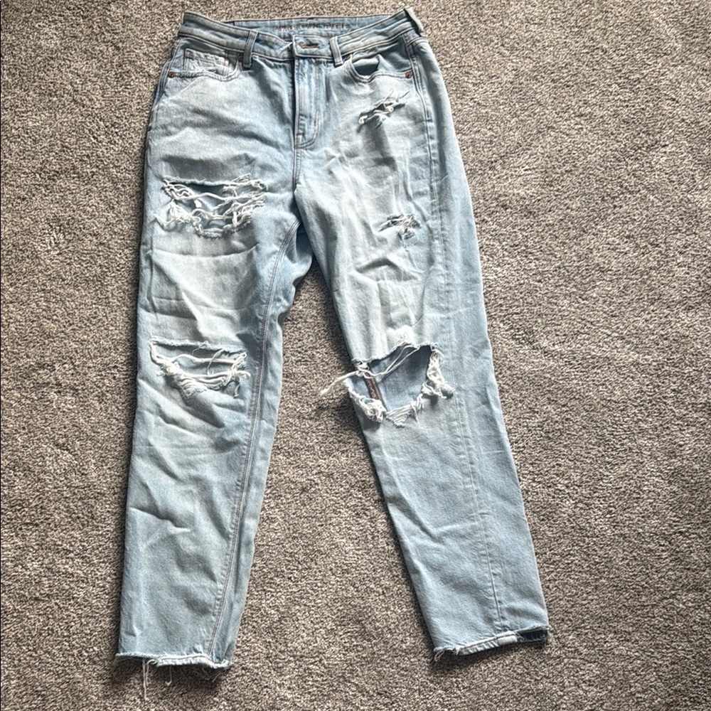American Eagle Outfitters Light Wash Denim